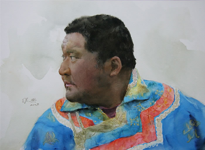 Inner Mongolian Wrestler (Head)
