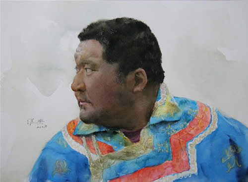 Inner Mongolian wrestler (Head)